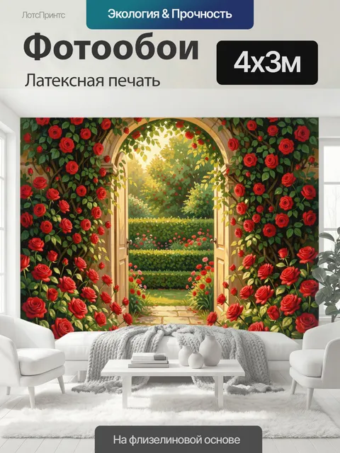 400 × 300 см · Латексная печать
