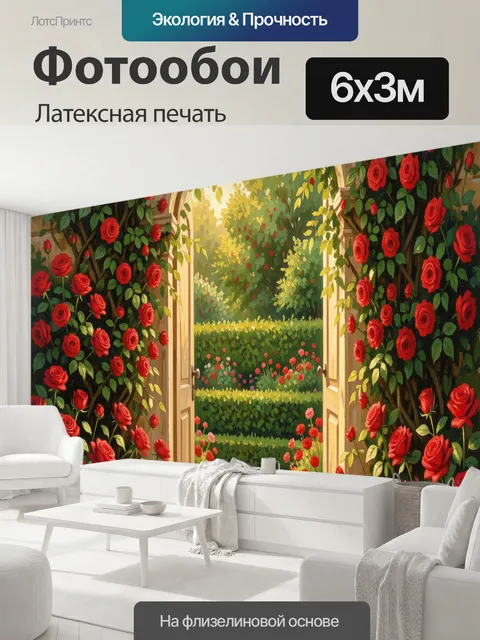 600 × 300 см · Латексная печать