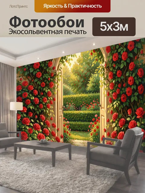 500 × 300 см · Экосольвентная печать