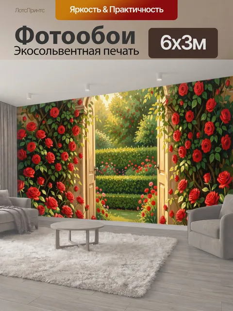 600 × 300 см · Экосольвентная печать