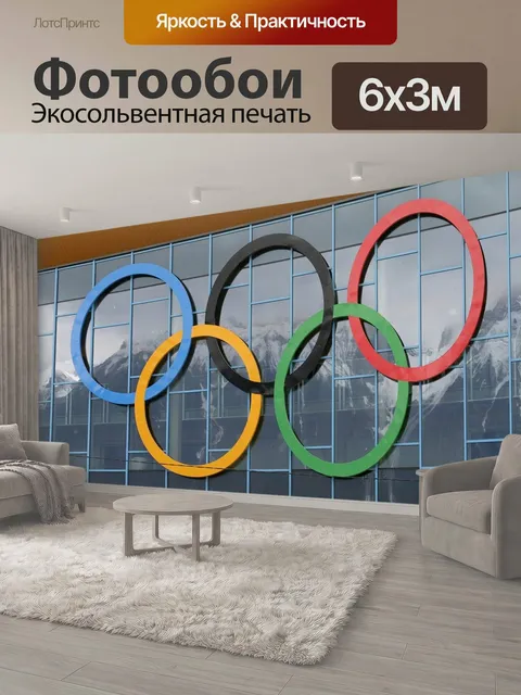600 × 300 см · Экосольвентная печать