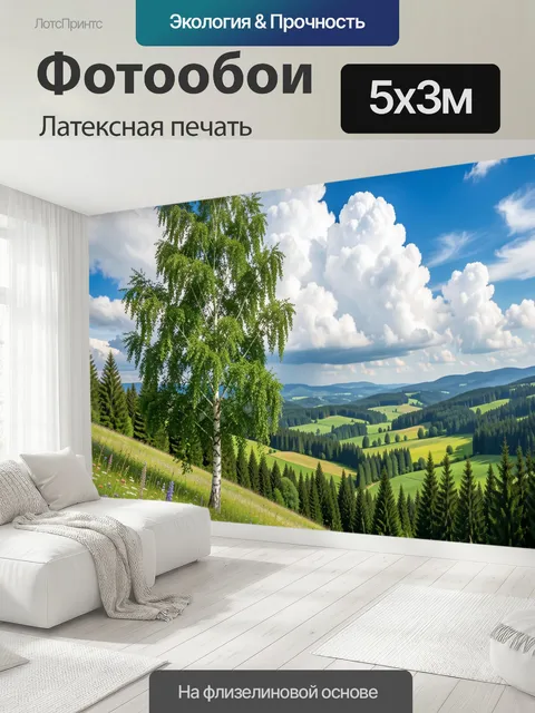 500 × 300 см · Латексная печать