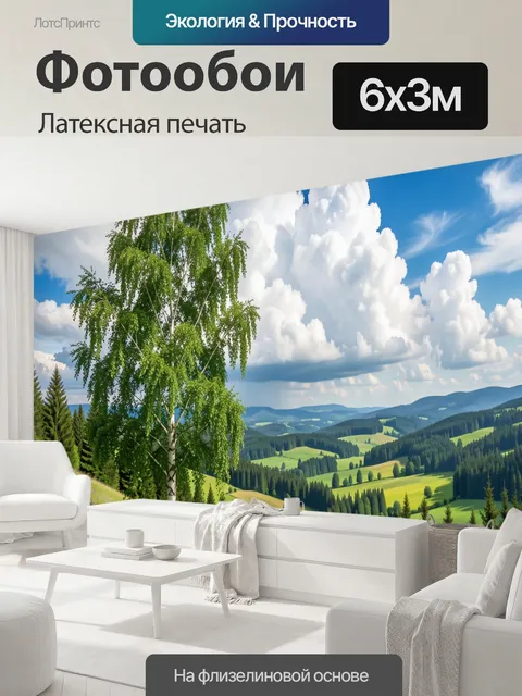 600 × 300 см · Латексная печать