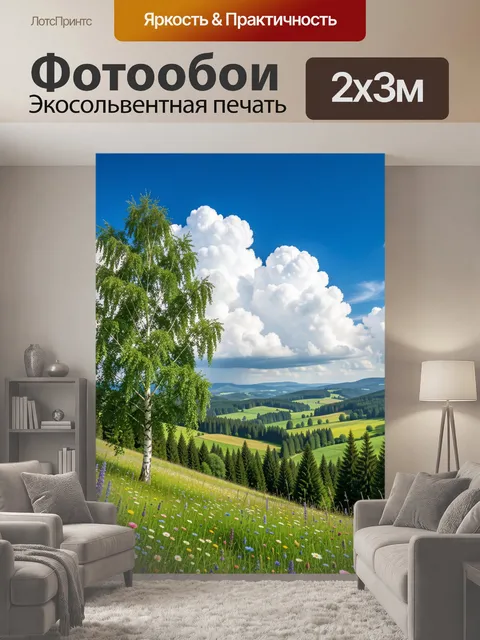 200 × 300 см · Экосольвентная печать