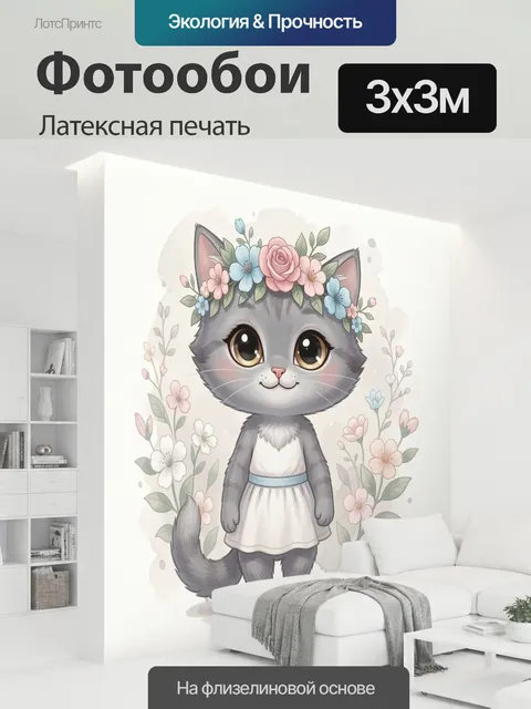 300 × 300 см · Латексная печать