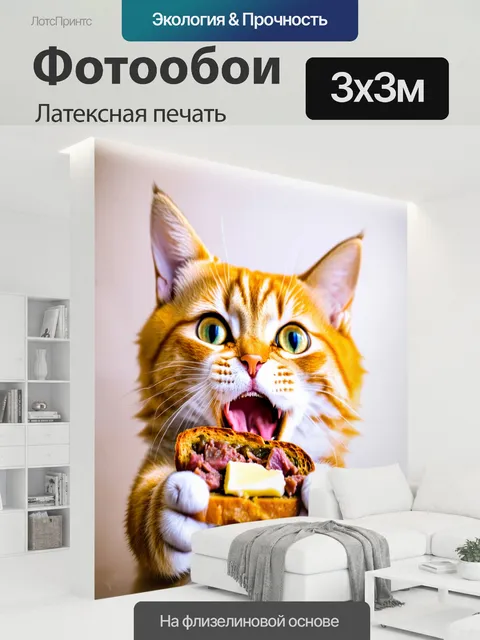 300 × 300 см · Латексная печать