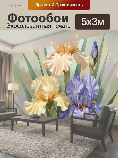 500 × 300 см · Экосольвентная печать