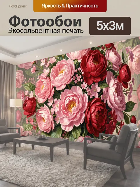 500 × 300 см · Экосольвентная печать
