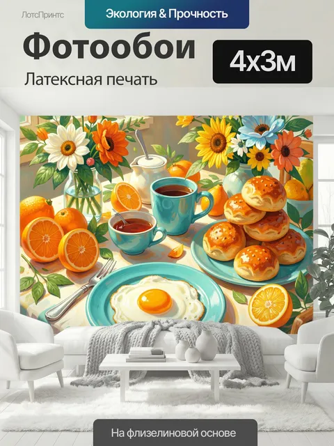 400 × 300 см · Латексная печать