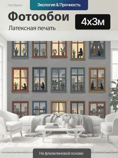 400 × 300 см · Латексная печать