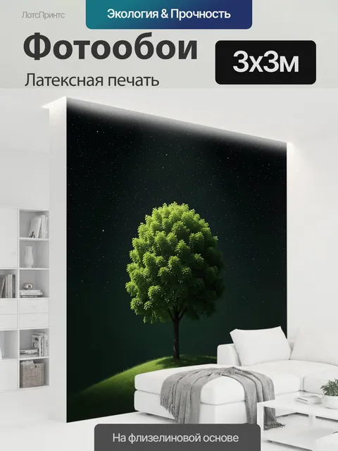 300 × 300 см · Латексная печать