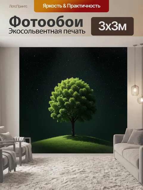 300 × 300 см · Экосольвентная печать