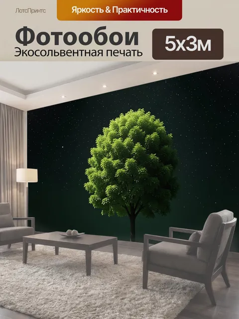 500 × 300 см · Экосольвентная печать