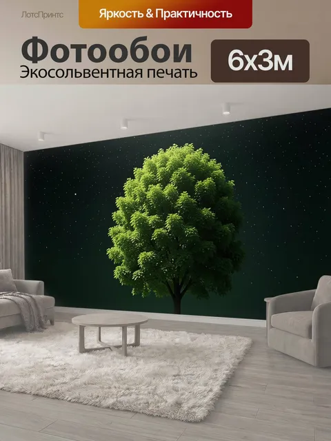 600 × 300 см · Экосольвентная печать