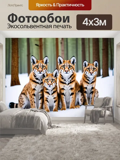 400 × 300 см · Экосольвентная печать