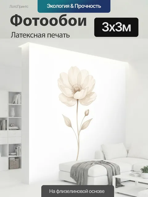 300 × 300 см · Латексная печать