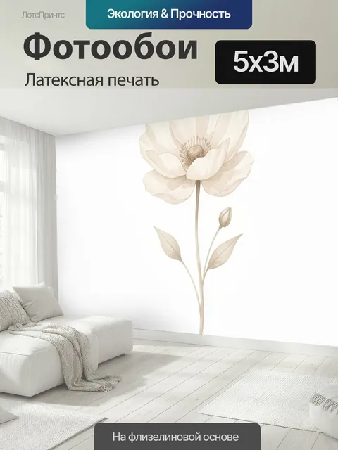 500 × 300 см · Латексная печать