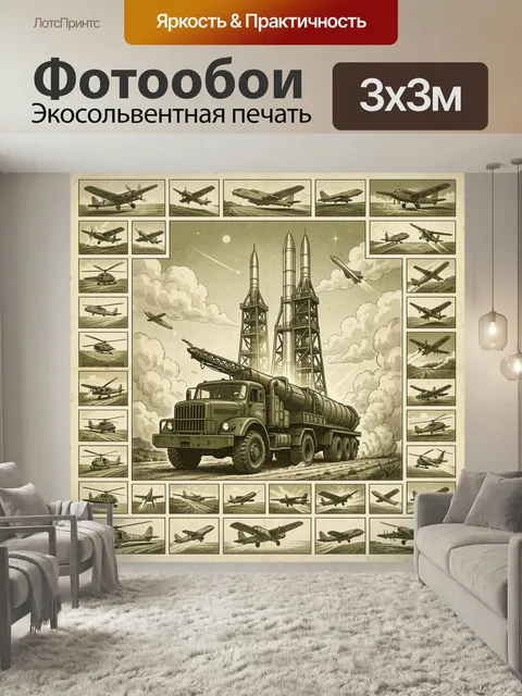 Фотообои Ракетный комплекс и авиация