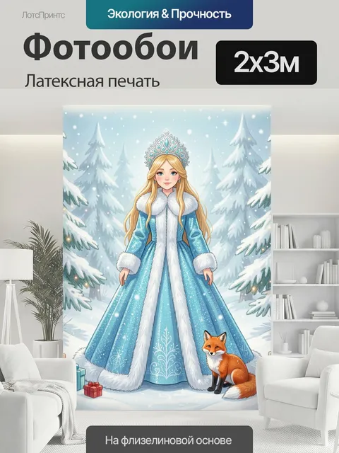 200 × 300 см · Латексная печать