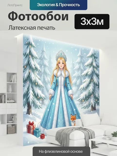 300 × 300 см · Латексная печать