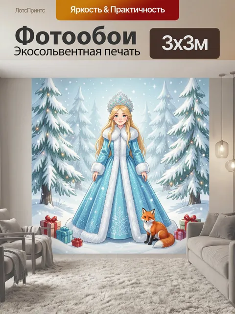 300 × 300 см · Экосольвентная печать