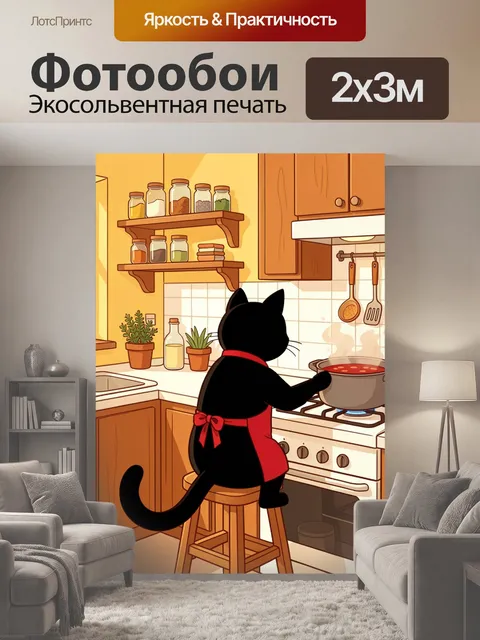 200 × 300 см · Экосольвентная печать