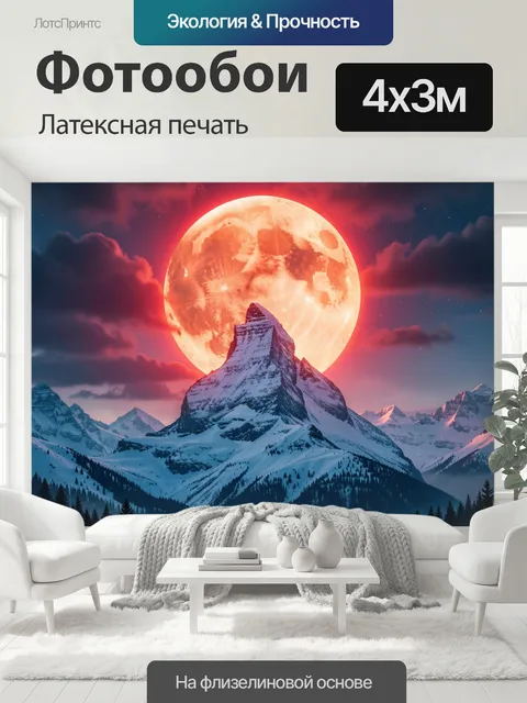 400 × 300 см · Латексная печать