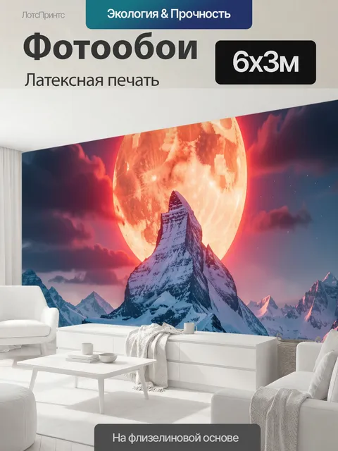 600 × 300 см · Латексная печать