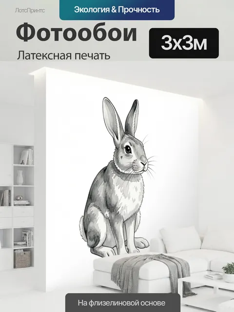 300 × 300 см · Латексная печать
