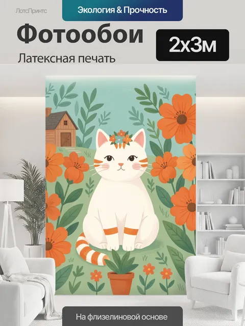 200 × 300 см · Латексная печать