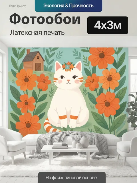 400 × 300 см · Латексная печать