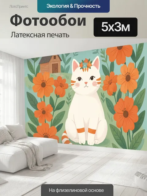 500 × 300 см · Латексная печать