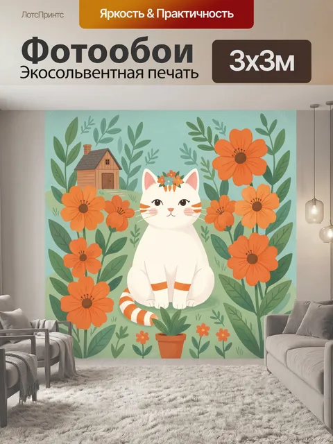 300 × 300 см · Экосольвентная печать