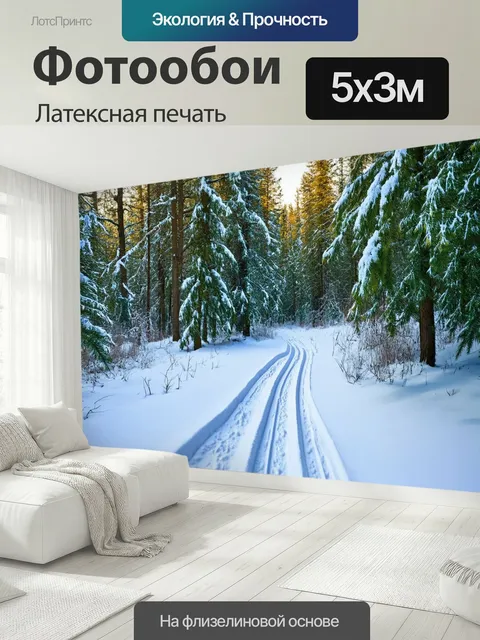 500 × 300 см · Латексная печать