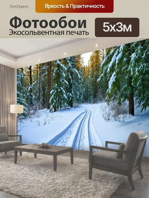 500 × 300 см · Экосольвентная печать