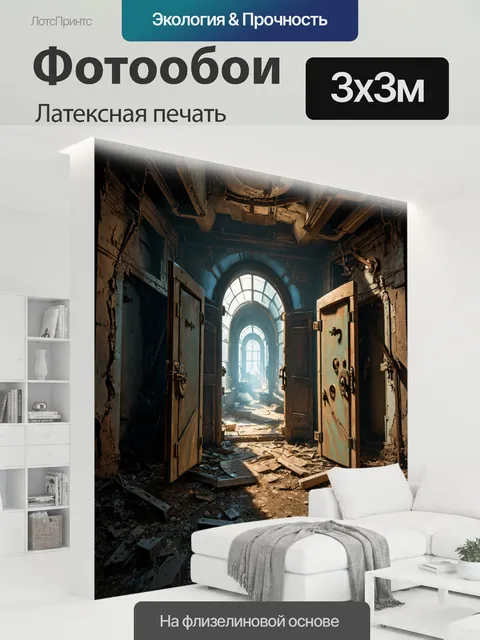 300 × 300 см · Латексная печать