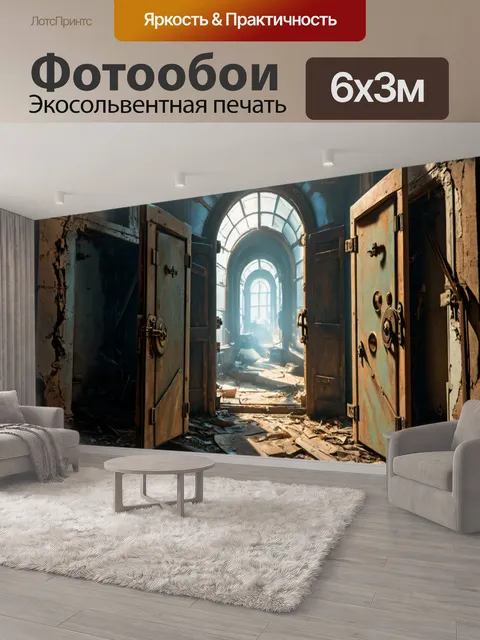 600 × 300 см · Экосольвентная печать