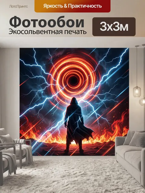 Фотообои Таинственный силуэт у портала