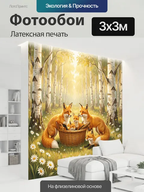 300 × 300 см · Латексная печать