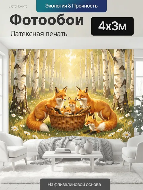 400 × 300 см · Латексная печать