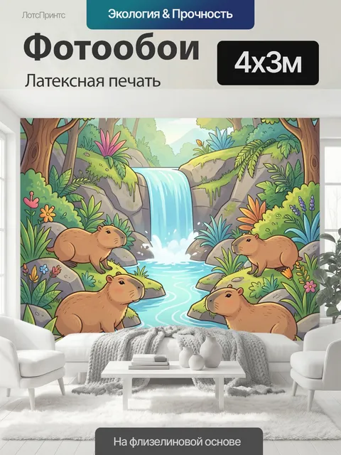 400 × 300 см · Латексная печать
