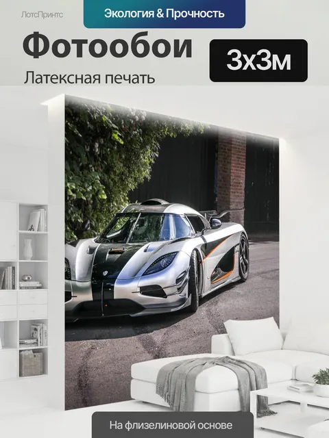 300 × 300 см · Латексная печать