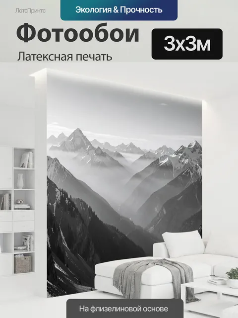 300 × 300 см · Латексная печать
