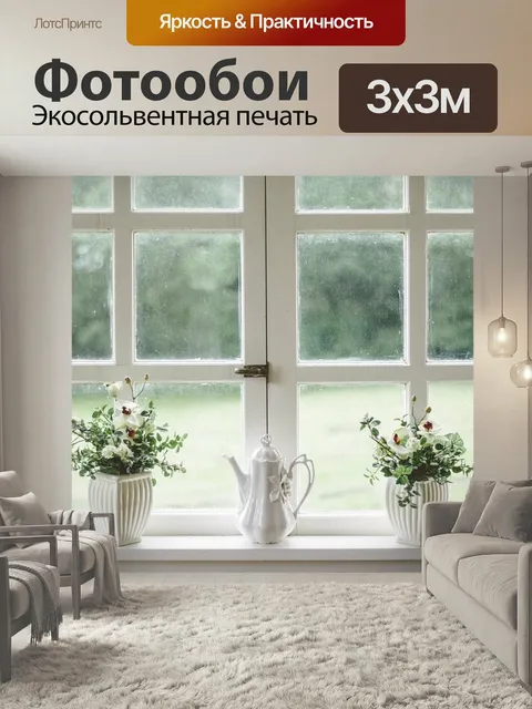 Фотообои Белый, окно, стекло